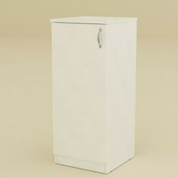 Mega Bazaar KW-18 Badezimmerschrank B35xT37xH84cm Melamin Weiß Mega Bazaar KW-18 Badezimmerschrank B35xT37xH84cm Melamin Weiß