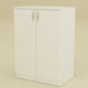 Mega Bazaar KW-17 Cabinet de baie L60xA37xÎ84cm Melamină Alb
