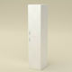 Mega Bazaar KW-13 Melamina Bathroom Cabinet L35xD37xH159cm White