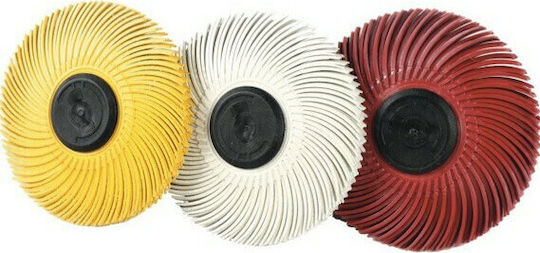 3M Scotch Brite Bristle Radial Schleifscheibe Aluminium και Metall 75mm P220 62970