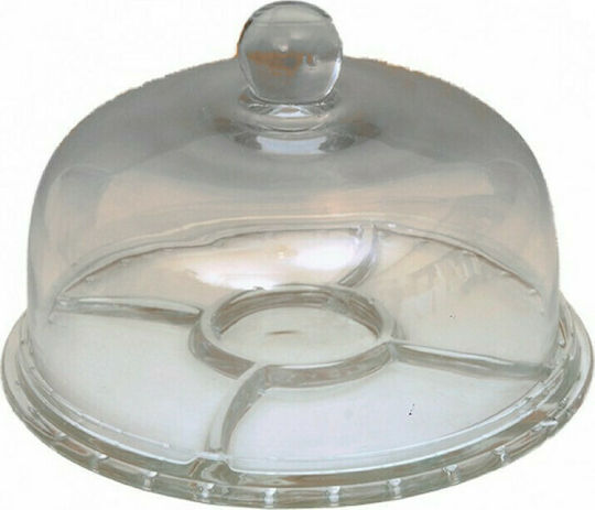 Karvounis Cake Stand Transparent 30x30cm
