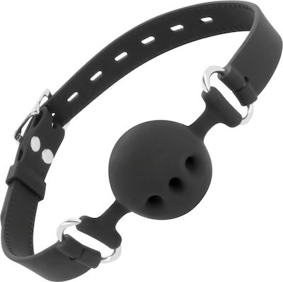 Darkness Ball Silicone Gag Black