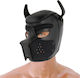 Darkness Neoprene Dog Hood with Removable Muzzl...