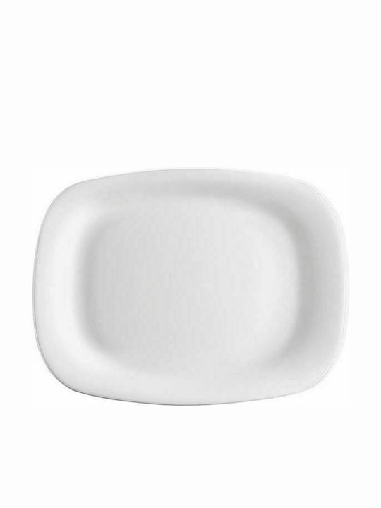 Bormioli Rocco Grangusto BBQ Serving Platter Rectangular White 21.7x16.3cm