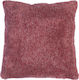 Nef-Nef Homeware Μαξιλάρι Καναπέ Cationing από Γούνα Bordo 45x45εκ.