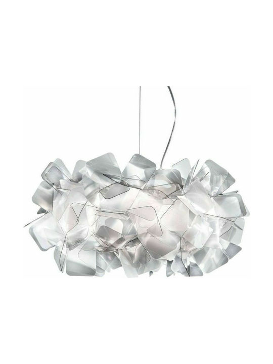 Slamp Clizia Fume Pendant Light Black with Socket E27 53cm