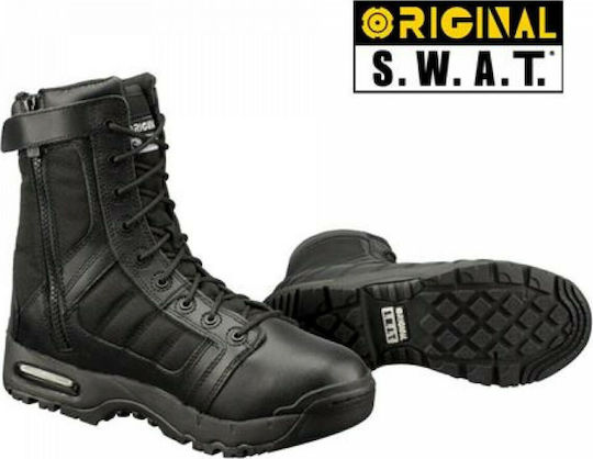 Original S.W.A.T. Military Boots Metro Air 9 SZ WP Leather Black 07730