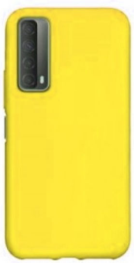 Umschlag Rückseite Silikon 1.2mm Gelb (Huawei P Smart 2021)