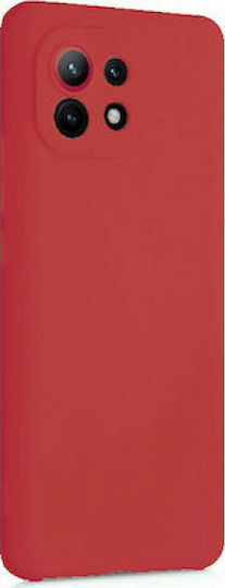 Back Cover Back Cover Silicone 1.2mm Red (Xiaomi Mi 11 Lite / 11 Lite 5G / 11 Lite 5G NE)