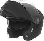 Yohe 935 SV Flip-Up Helmet with Sun Visor DOT / ECE 22.05 1600gr Solid Black Matt 93503000123