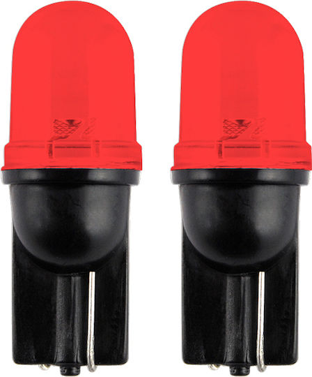 Autoline Lamps Car T10 LED Red 12V 2pcs 9990000022151