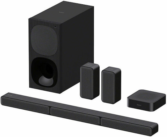 Sony Σετ Ηχείων Home Cinema 5.1 HT-S40R 600W Black με Ασύρματα Ηχεία