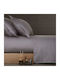 Nef-Nef Homeware Bettbezug-Set Baumwolle Übergröße mit 2 Kissenbezügen 240x220 Elements Anthracite