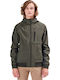 Winter Jacke Softshell Wasserdicht und Winddicht Army Green / Grey