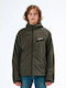 Winter Jacket Softshell Waterproof and Windproof Army Green