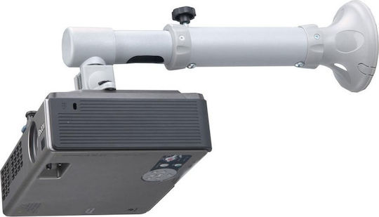 Newstar Βάση Projector Οροφής Beamer W050 με Μέγιστο Φορτίο 12kg Ασημί