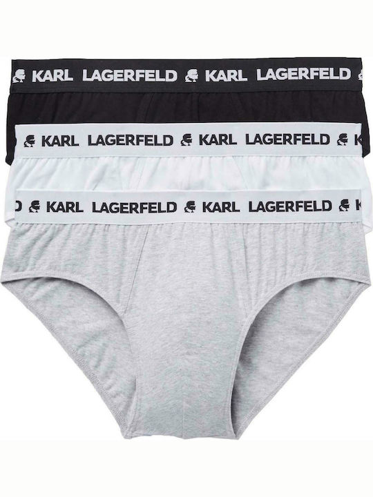 Karl Lagerfeld Men's Slips Multicolour 3Pack