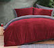 Nef-Nef Homeware Duvet Cover Set Queen with 2 Pillowcases 240x220 Calderon Bordo