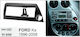 DIN Fascia Panels 2 Din For Screen or R/CD Ford KA 1996-2008 Black for Ford Ka 1996-2008