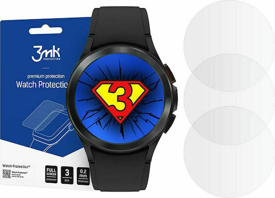 3MK FlexibleGlass Screen Protector για το Galaxy Watch 4 Classic 42mm 3τμχ