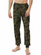 Minerva 90-70978 De iarnă Pantaloni de pijama de bărbați Din bumbac Verde 90-70978-664