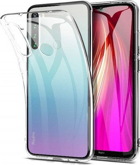 Back Cover Σιλικόνης 1.8mm Διάφανο (Redmi Note 8)