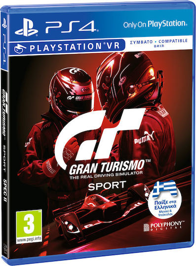 Gran Turismo Sport (Spec II) PS4 Game (Used)