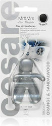Mr & Mrs Fragrance Αρωματικό Αεραγωγού Αυτοκινήτου Cesare Orange & Sandalwood