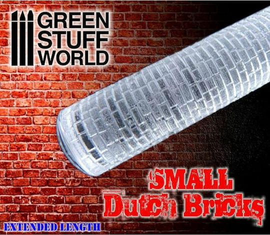 Green Stuff World Small Dutch Bricks Modeling Tools & Accessories Rolling Pins 1 Piece