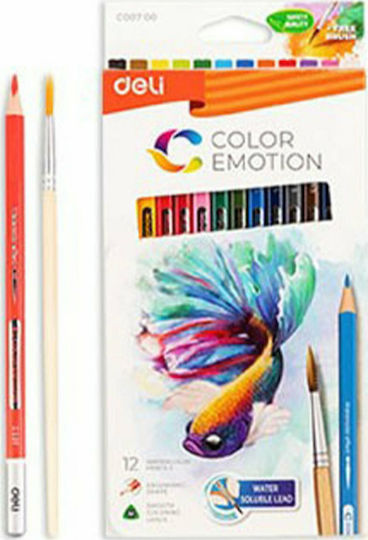 Deli Color Emotion Ξυλομπογιές Σετ 12 χρώματα