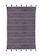 Nef-Nef Homeware Coronet Covor Rectangular Bumbac Gri