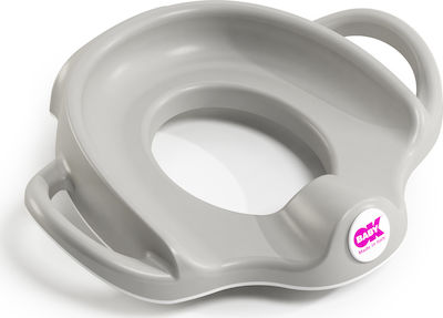 OK Baby Toddler Toilet Seat with Handles Sofa Gray