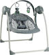 Bebe Stars Electric Baby Relax Swing 2 in 1 Flora with Music Grey for Child up to 9kg