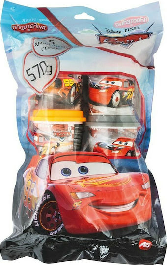 AS 5 Πλαστοζυμαράκια Πλαστελίνης Cars για 3+ Ετών