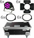 Ignition Lumina în mișcare LED PAR WAL-L710 Bundle RGBW