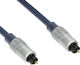 Dynavox Optical Audio Cable TOS male - TOS male Μαύρο 2m (206295)