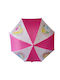 Chanos Kids Curved Handle Umbrella Fuchsia