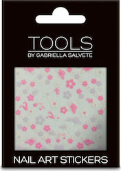 Gabriella Salvete Care 10 Autocolante cu design pentru Unghii Roz 1buc