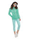 Sirocco Women's Short Lifestyle Jacket Windproof for Winter Pixel Turquoise