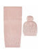 Abel & Lula Kids Beanie Set with Scarf Knitted Pink