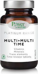 Power Of Nature Platinum Range Multi+Multi Time Vitamină pentru Energie & Imunitate 30 file