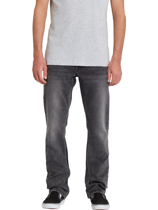 Vorta Men's Jeans Pants with Slim Straight Fit Gray