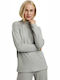 Vero Moda Women's Long Sleeve Sweater Turtleneck Gray