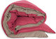 Nef-Nef Homeware Duvet Queen with Hollowfiber Filling 220x240cm Bicolor Bordo / Linen 330 GSMGsm