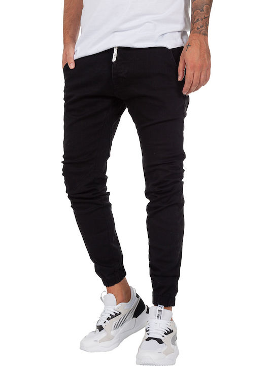 Cover Jeans Ibiza G0051 Ανδρικό Παντελόνι Τζιν Ελαστικό σε Slim Εφαρμογή Μαύρο