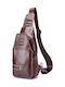 Bull Captain XB-087 Leather Men's Bag Sling Brown XB087