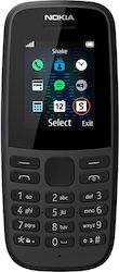 Nokia 105 (2019) Single SIM Κινητό με Κουμπιά (Αγγλικό Μενού) Black Nokia 105 (2019) Single SIM Κινητό με Κουμπιά (Αγγλικό Μενού) Black