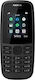 Nokia 105 (2019) Single SIM Κινητό με Κουμπιά (Αγγλικό Μενού) Black