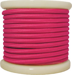 Elvhx Fabric Cable 2x0.75mm² 10m in Fuchsia Color EL330012