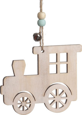 Christening Favor with Decorative Item Τρενάκι made of Wood